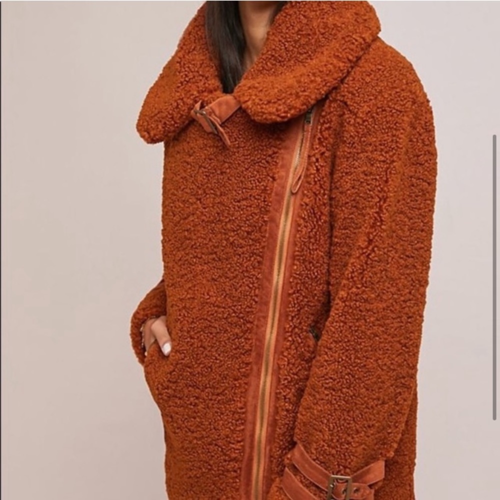 Anthropologie Marrakech × Anthropologie Sherpa Teddie Teddy Jacket Size XS